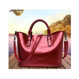 <bold>Tote / Shoulder Bag <br>Genuine-Leather Handbag  - strapsandbrass.com