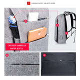 Backpack USB Charging <br> Canvas Backpack  - strapsandbrass.com