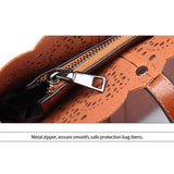 <bold>Tote / Shoulder Bag  <br>Vegan-Leather Handbag  - strapsandbrass.com