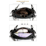 <bold>Tote  / Shoulder Bag <br>Genuine-Leather Handbag  - strapsandbrass.com