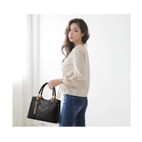 <bold>Top-Handle | Crossbody Bag  <br>Vegan-Leather Handbag  - strapsandbrass.com