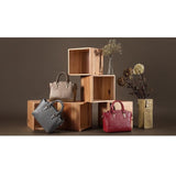 <bold>Messenger / Tote Bag <br>Genuine-Leather Handbag  - strapsandbrass.com