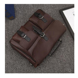 Briefcase | Messenger Bag <br> Genuine Leather Handbag  - strapsandbrass.com