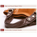 <bold>Tote / Crossbody Bag  <br>Genuine-Leather Handbag  - strapsandbrass.com