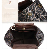 <bold>Shell / Crossbody Bag <br>Genuine-Leather Handbag  - strapsandbrass.com