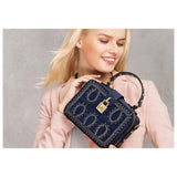 <bold>Top-Handle Bag & Satchel <br>Vegan-Leather Handbag  - strapsandbrass.com