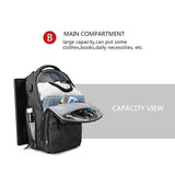 Backpack USB Charging & Anti-Theft <br> Oxford Backpack  - strapsandbrass.com