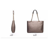 <bold>Tote Crossbody Bag & Purse Set <br>Vegan-Leather Handbag  - strapsandbrass.com