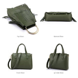 <bold>Bucket & Crossbody Bag Set <br>Vegan-Leather Handbag  - strapsandbrass.com