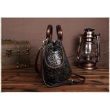 <bold>Shell / Crossbody Bag <br>Genuine-Leather Handbag  - strapsandbrass.com