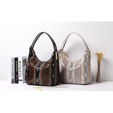 <bold>Hobo  / Tote Bag <br>Genuine-Leather Handbag  - strapsandbrass.com