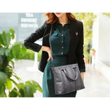 <bold>Tote  / Shoulder Bag <br>Genuine-Leather Handbag  - strapsandbrass.com