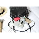 <bold>Tote / Crossbody Bag  <br>Vegan-Leather Handbag  - strapsandbrass.com