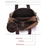 <bold>Laptop / Messenger Bag  <br>Canvas Handbag  - strapsandbrass.com
