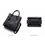 <bold>Bucket / Tote Bag <br>Genuine-Leather Handbag  - strapsandbrass.com