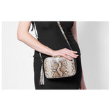 <bold>Shell  / Crossbody Bag <br>Genuine-Leather Handbag  - strapsandbrass.com