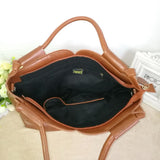 <bold>Tote / Shoulder Bag  <br>Vegan-Leather Handbag  - strapsandbrass.com