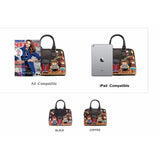 <bold>Top-Handle / Tote Bag  <br>Vegan-Leather top handle bags  - strapsandbrass.com