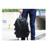 Backpack USB Charging <br> Vegan Leather Backpack  - strapsandbrass.com