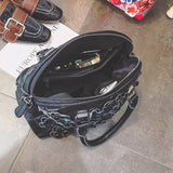 Top-Handle / Crossbody Bag  <br>Genuine-Leather Handbag  - strapsandbrass.com