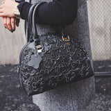 Top-Handle / Crossbody Bag  <br>Genuine-Leather Handbag  - strapsandbrass.com