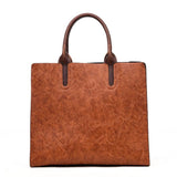 <bold>Tote / Shoulder Bag  <br>Vegan-Leather Handbag  - strapsandbrass.com