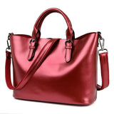 <bold>Tote / Shoulder Bag <br>Genuine-Leather Handbag  - strapsandbrass.com