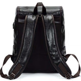Backpack USB Charging <br> Vegan Leather Backpack  - strapsandbrass.com