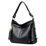 <bold>Hobo  / Tote Bag <br>Genuine-Leather Handbag  - strapsandbrass.com