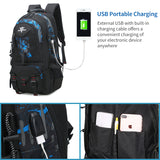 Backpack USB Charging<br> Oxford Backpack  - strapsandbrass.com