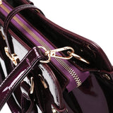 <bold>Tote Crossbody Bag & Purse Set <br>Vegan-Leather Handbag  - strapsandbrass.com