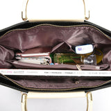 <bold>Tote / Shoulder Bag  <br>Vegan-Leather Handbag  - strapsandbrass.com