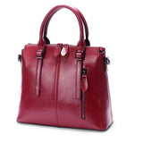 <bold>Tote  / Shoulder Bag <br>Genuine-Leather Handbag  - strapsandbrass.com