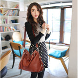 <bold>Hobo / Tote Bag <br>Genuine-Leather Handbag  - strapsandbrass.com