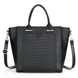 <bold>Tote / Shoulder Bag  <br>Vegan-Leather Handbag  - strapsandbrass.com