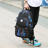 Backpack USB Charging & Water Resistant <br> Oxford Backpack  - strapsandbrass.com