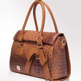 Top-Handle Bag / Satchel  <br>Vegan-Leather Handbag  - strapsandbrass.com