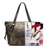 <bold>Tote & Crossbody Bag Set <br>Vegan-Leather Handbag  - strapsandbrass.com