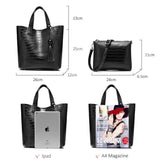 <bold>Tote & Crossbody Bag Set <br>Vegan-Leather Handbag  - strapsandbrass.com