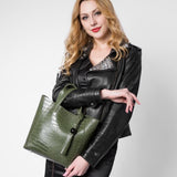 <bold>Tote & Crossbody Bag Set <br>Vegan-Leather Handbag  - strapsandbrass.com