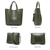 <bold>Tote & Crossbody Bag Set <br>Vegan-Leather Handbag  - strapsandbrass.com