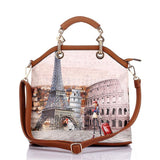 <bold>Tote Crossbody Bag & Purse Set <br>Canvas & Vegan-Leather Handbag  - strapsandbrass.com