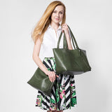<bold>Tote & Crossbody Bag Set <br>Vegan-Leather Handbag  - strapsandbrass.com