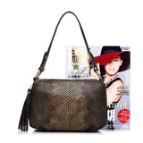 <bold>Crossbody / Shoulder Bag <br>Genuine-Leather Handbag  - strapsandbrass.com