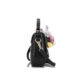 <bold>Satchel / Shoulder Bag <br>Vegan-Leather Handbag  - strapsandbrass.com