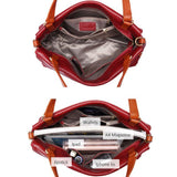 <bold>Tote / Shoulder Bag <br>Genuine-Leather Handbag  - strapsandbrass.com