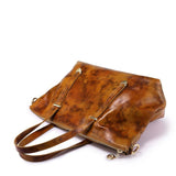 <bold>Tote  / Shoulder Bag <br>Genuine-Leather Handbag  - strapsandbrass.com