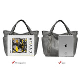 <bold>Tote / Crossbody Bag <br>Vegan-Leather Handbag  - strapsandbrass.com