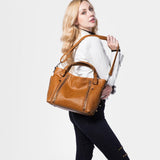 <bold>Tote / Crossbody Bag <br>Vegan-Leather Handbag  - strapsandbrass.com