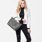 <bold>Tote / Crossbody Bag <br>Vegan-Leather Handbag  - strapsandbrass.com